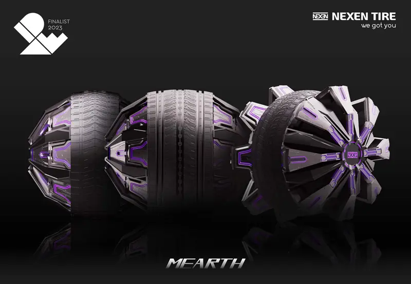 NEXEN TIRE gana el premio de diseño IDEA por el concepto de neumático con temática de Marte Mearth.